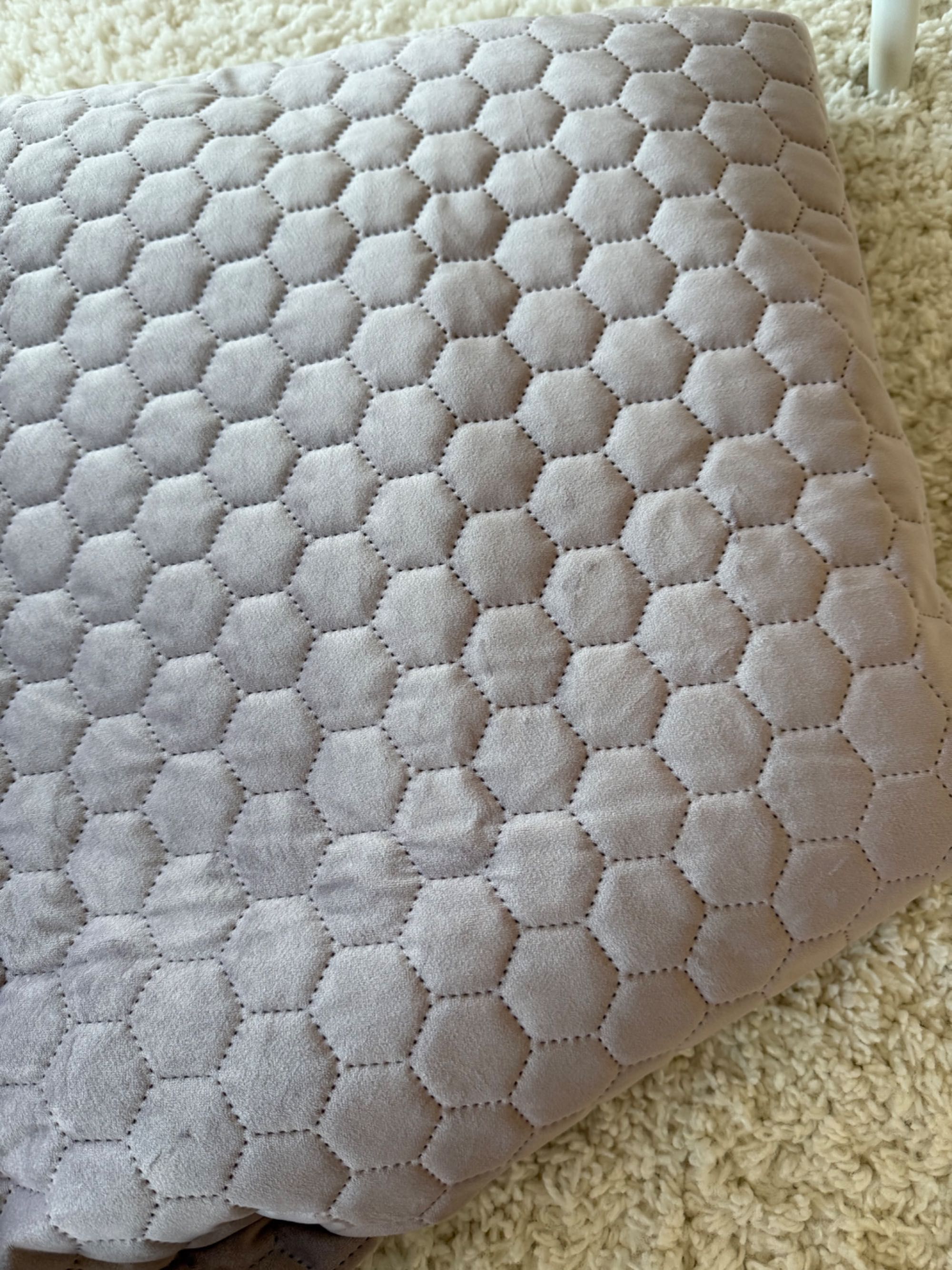 Material na obicia welur pikowany 2m pudrowy róż