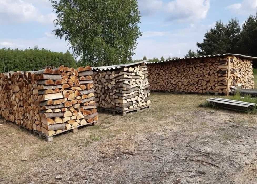 Opałowe drewno Kominkowe - połupane - Sezonowane