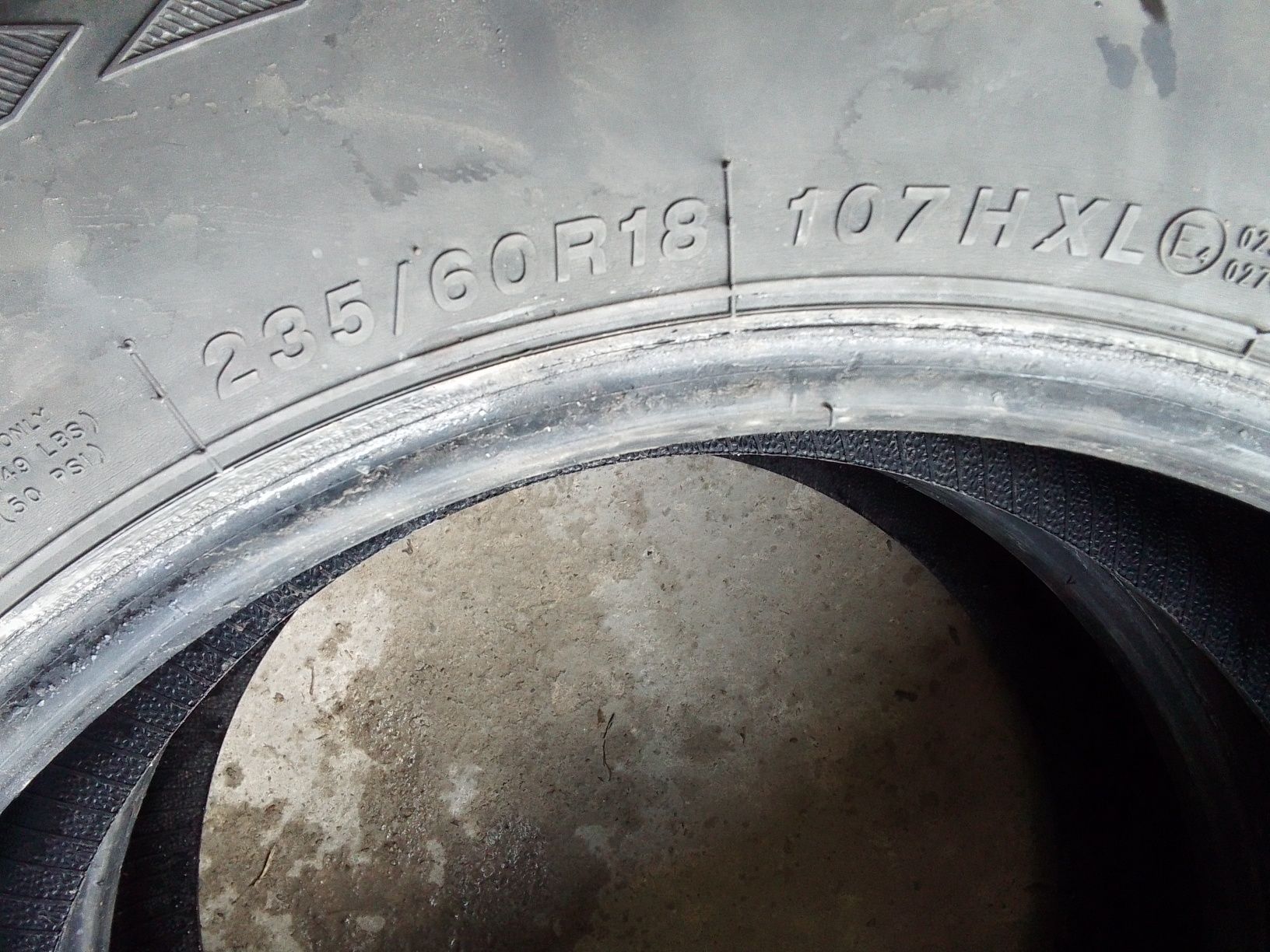 2 Opony zimowe 235/60r18 TRACMAH 2020r 6.5mm