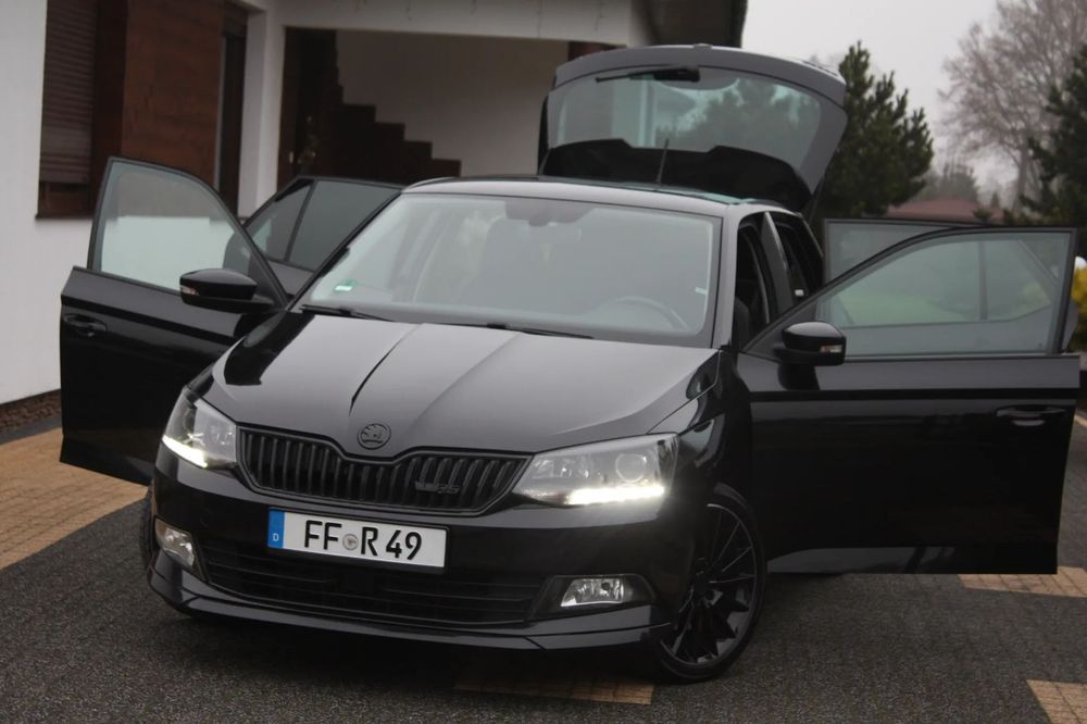 Skoda Fabia III 1.2 Benzyna MONTE CARLO Black Edition KUBEŁKI Nowe opony OPŁACONA