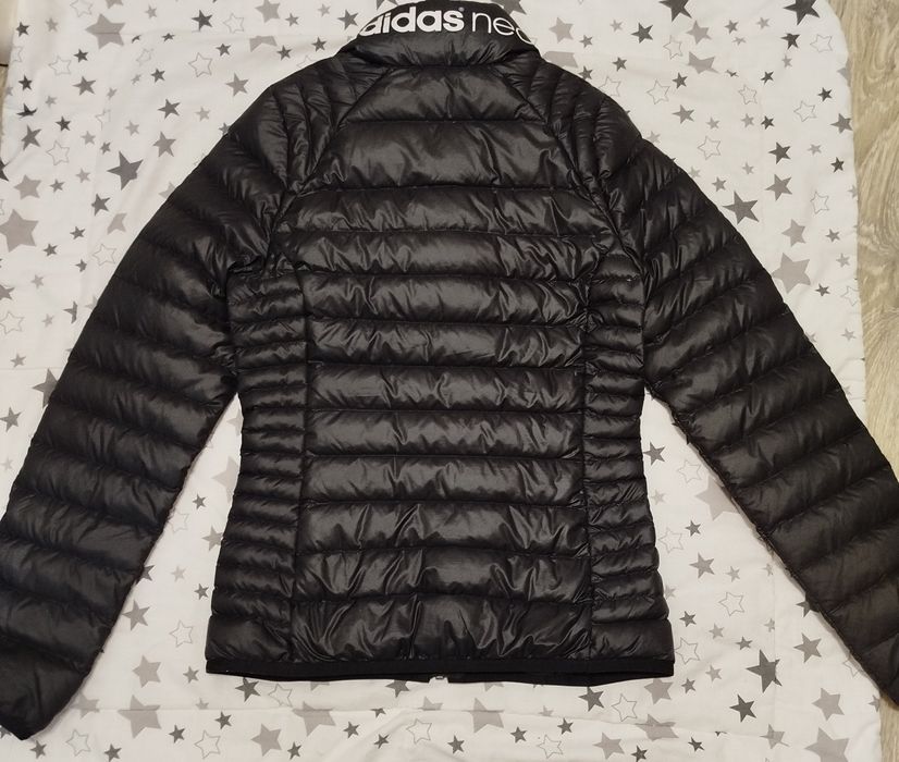 Осіння жіноча/підліткова куртка пуховик Adidas розмір 2XS