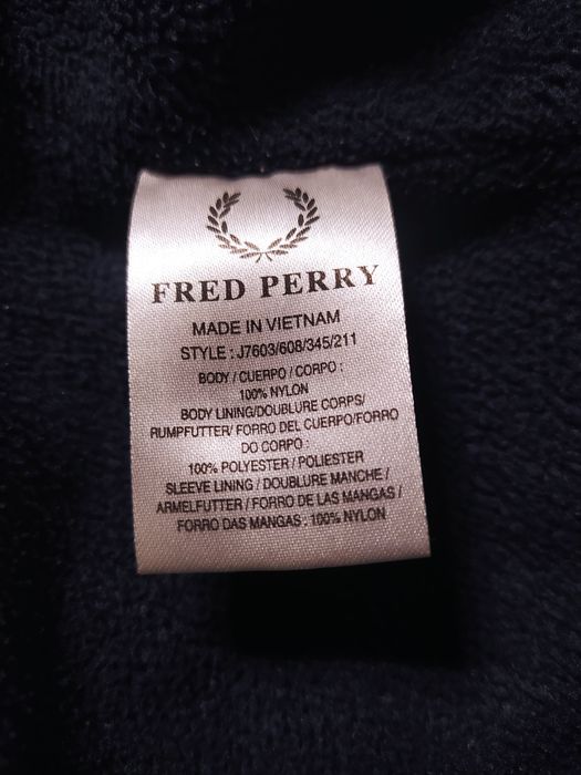 Fred Perry Kurtka męska ocieplana r. L