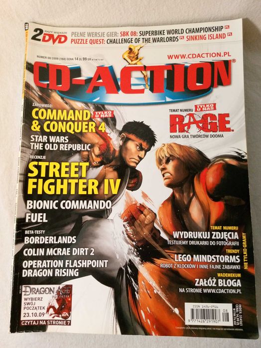 5 x czasopismo CD Action (numery 143, 158, 168, 176, 194) - bez płyt