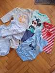 Zestaw ubranek chłopięcych rozmiar 62 -68, firmy H&M, Disney, Ergee,