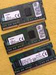 Модули памяти Kingston DDR3- 4гб, hynix DDR 256 мб.