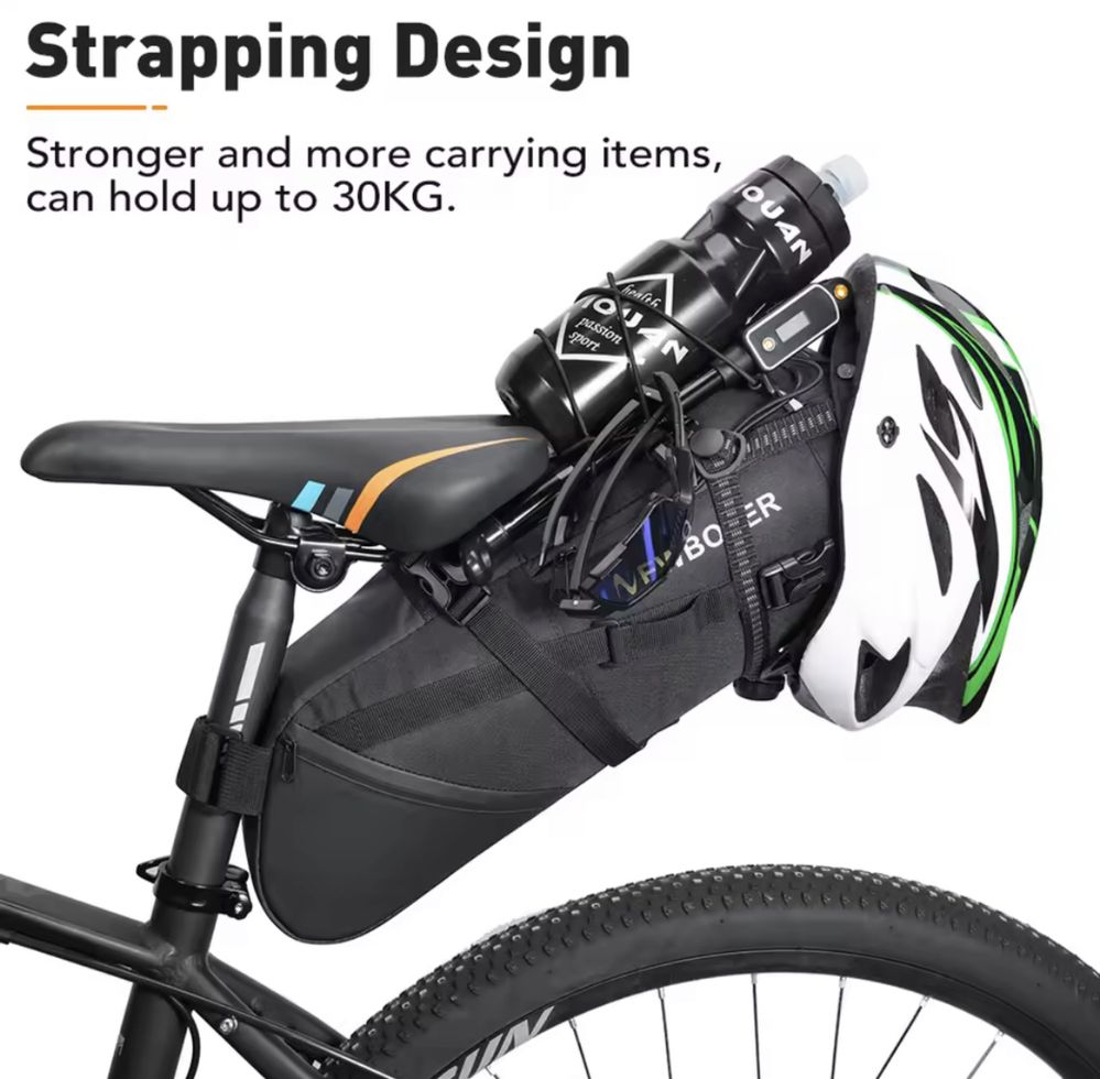 Велосумка большая 10L Newboler сумка под седло