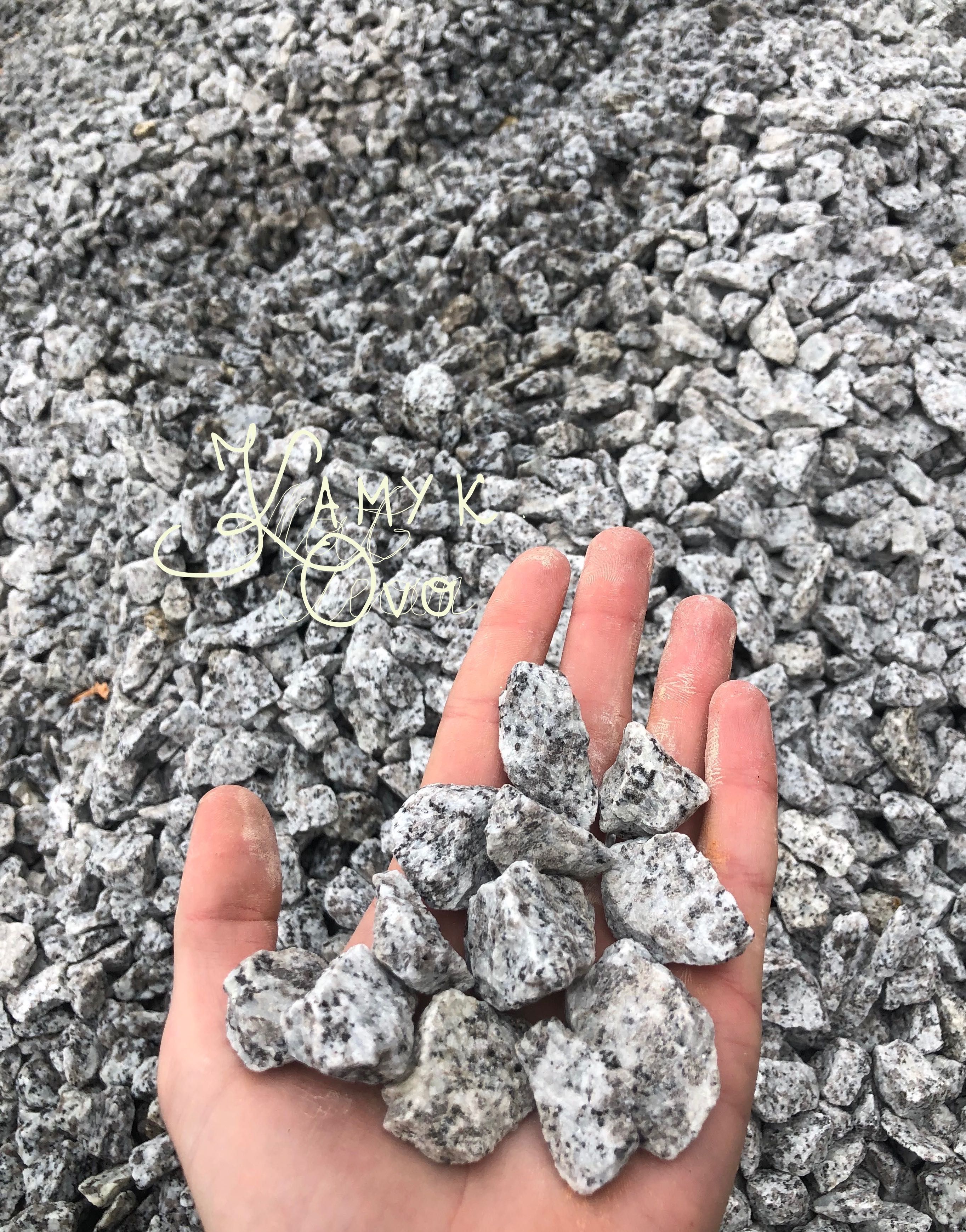 GRANIT Grys Granitowy Dalmatyńczyk, Kruszywo Ozdobne, Ogród, Parking