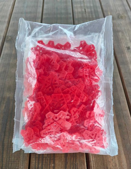 KRZYŻYKI 100 szt. DYSTANSOWE Gwiazdki do układania glazury