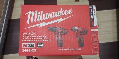 Набір аккумуляторного інструменту Milwaukee M12 2494-22