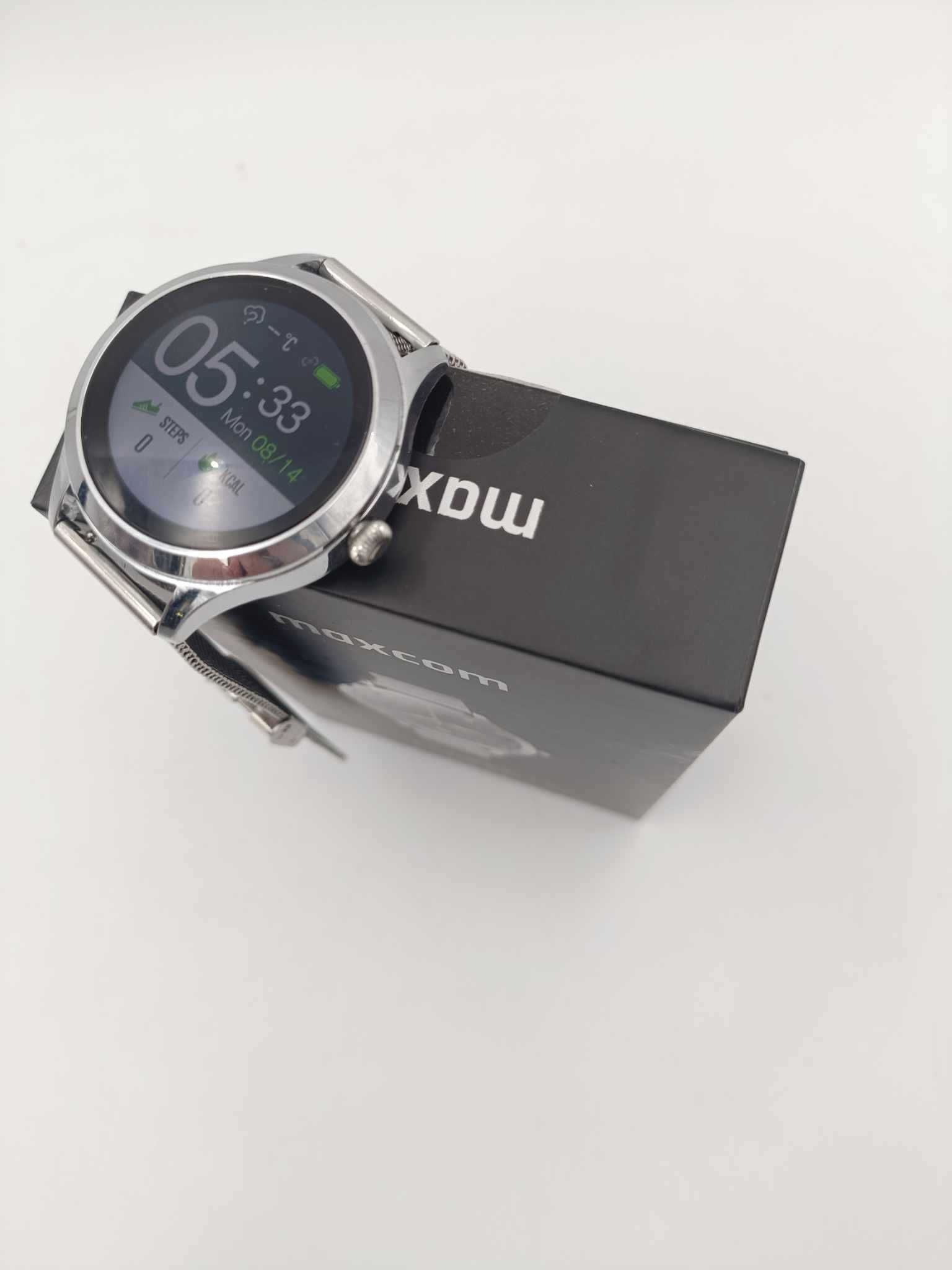 Smartwatch MaxCom fit FW42 SILVER Kroki Sen Sprot Kalorie