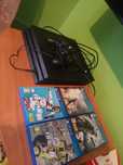 PS4 Pro + 4 Gry, Super Stan