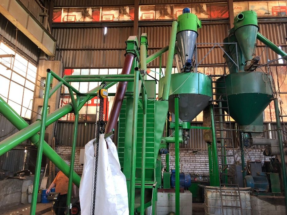 Лінія цех по виробництву пелет на базі АВМ 0,65 і ОГМ 1,5 Житомир