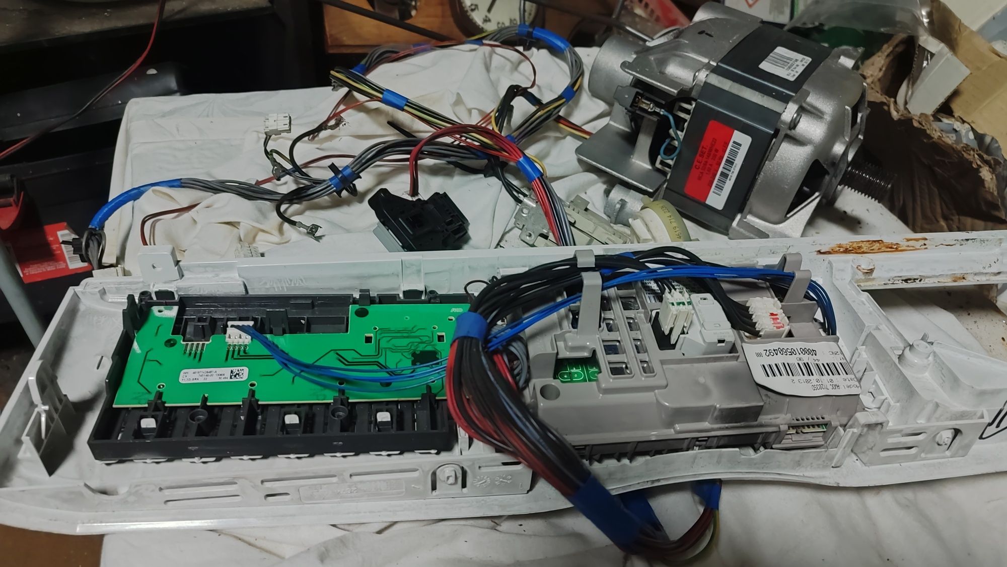 Programator +wiązka+ silnik pralka Whirlpool AWOC712035D