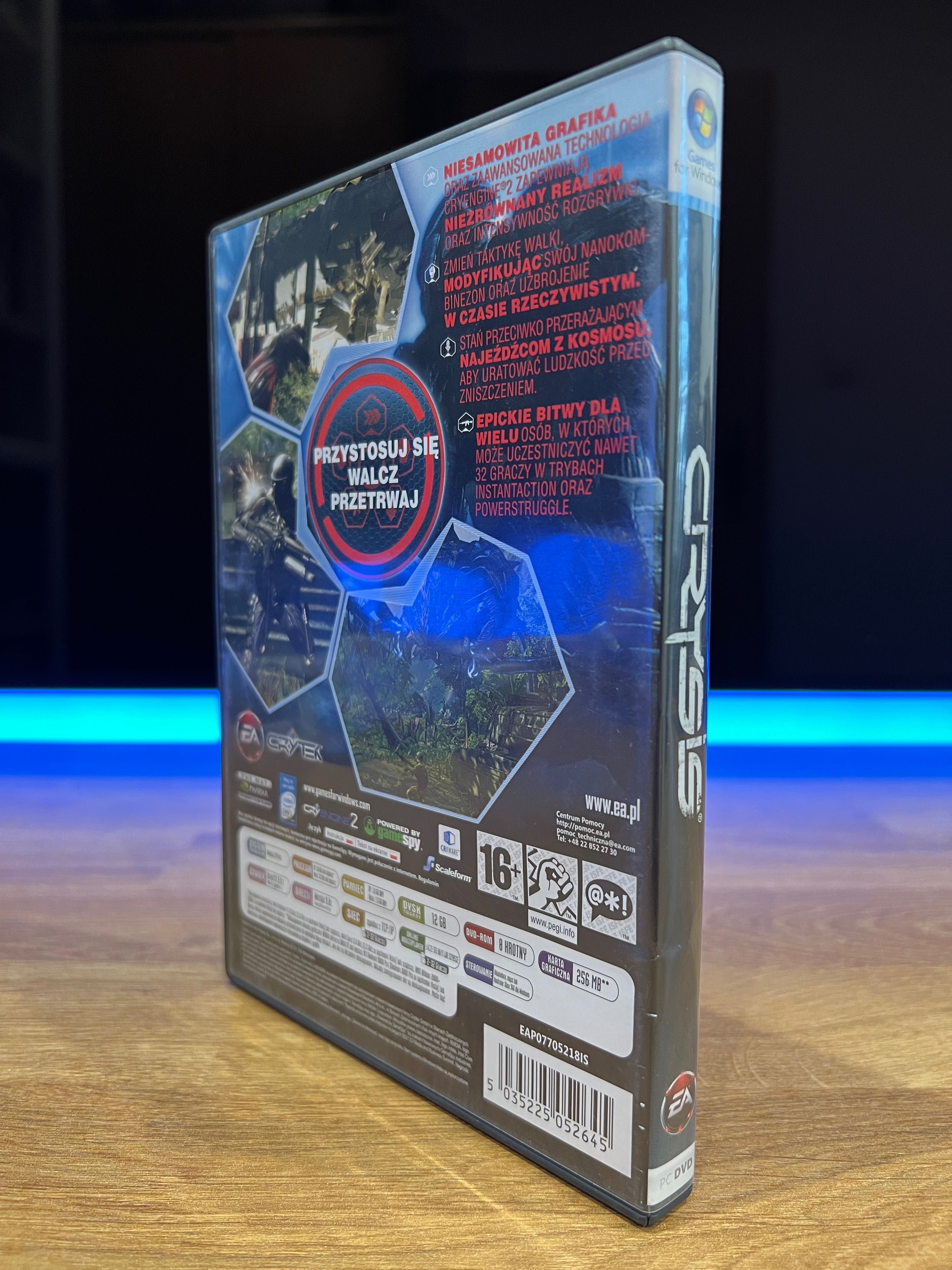 Crysis gra (PC PL 2007) DVD BOX premierowe kompletne wydanie