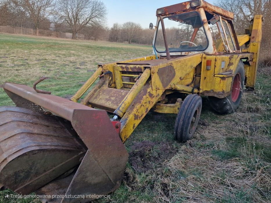 Koparko ladowarka Jcb 3c 75r 3x lyzka silnik leylans