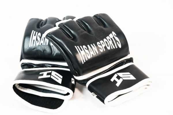 Nowe Rękawice mma UFC  wykonane z skóry naturalnej Ihsan Sports