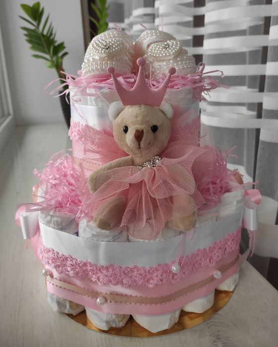 Торт из памперсов, з памперсів подарунок