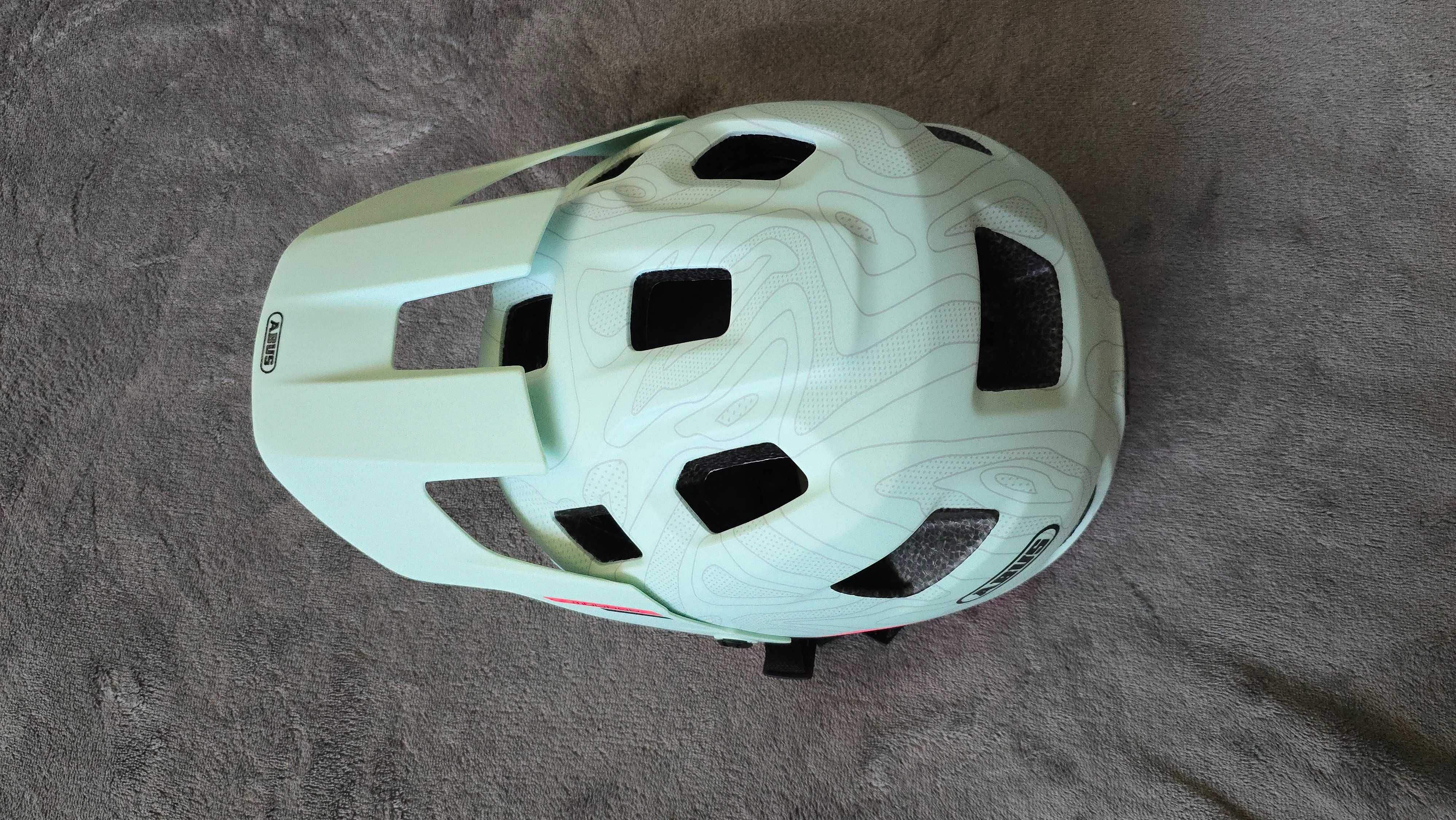 Kask rowerowy mtb ABUS MODROP Iced Mint rozmiar L 57-61