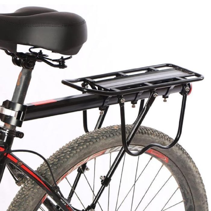 Bagażnik Rowerowy Tylny Aluminium Uniwersalny Turystyczny 50 kg