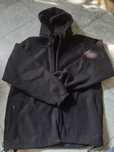 Czarny polar XL/XXL z kapturem