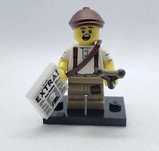 LEGO MINIFIGURES SERIA 24, 71037 Gazeciarz col423 +  kostium popcornu