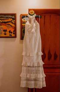 Suknia ślubna boho rozmiar 36.