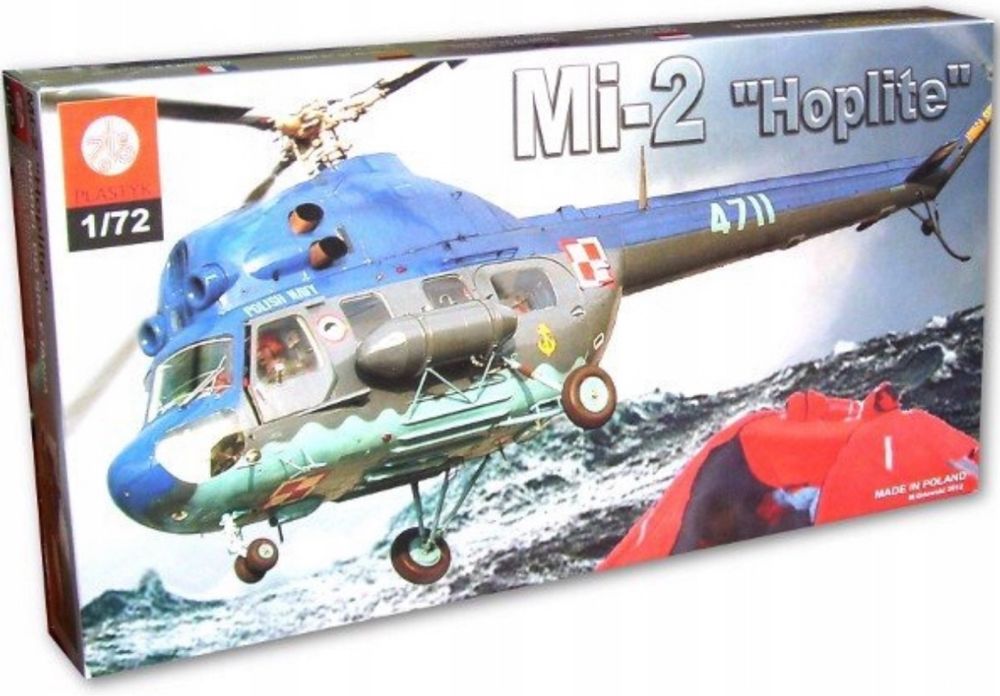 Model do sklejania PLASTYK S-054 helikopter Mi-2 Hoplite