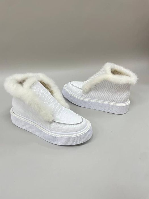 Зимові шкіряні лофери