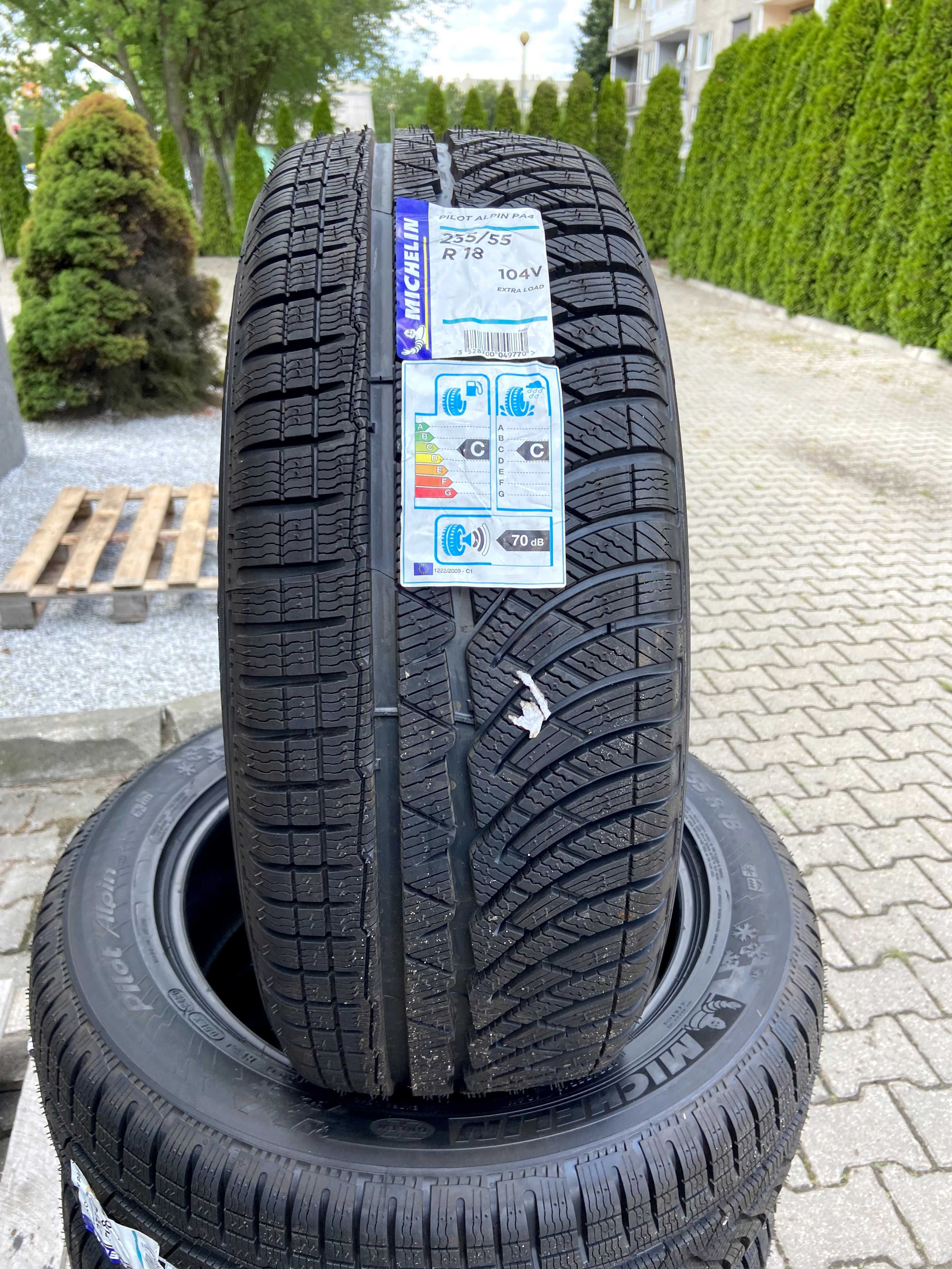 4x 235/55R18 Michelin Pilot Alpin PA4 nowe 2019r