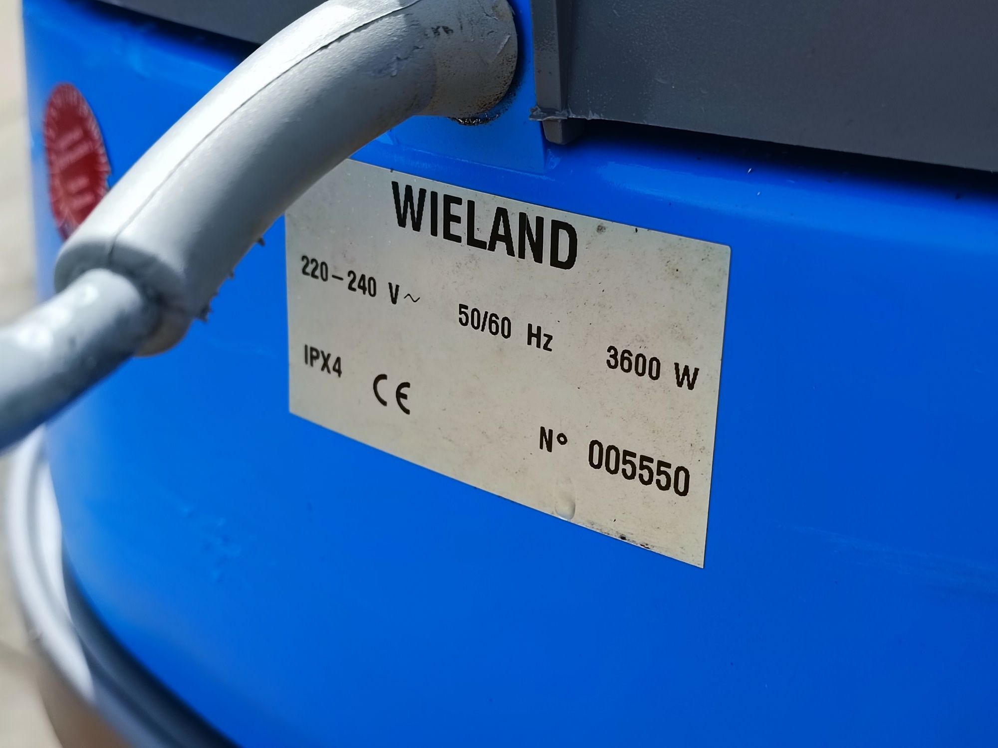Odkurzacz przemysłowy Wieland VacPro 16 zasilanie 230V