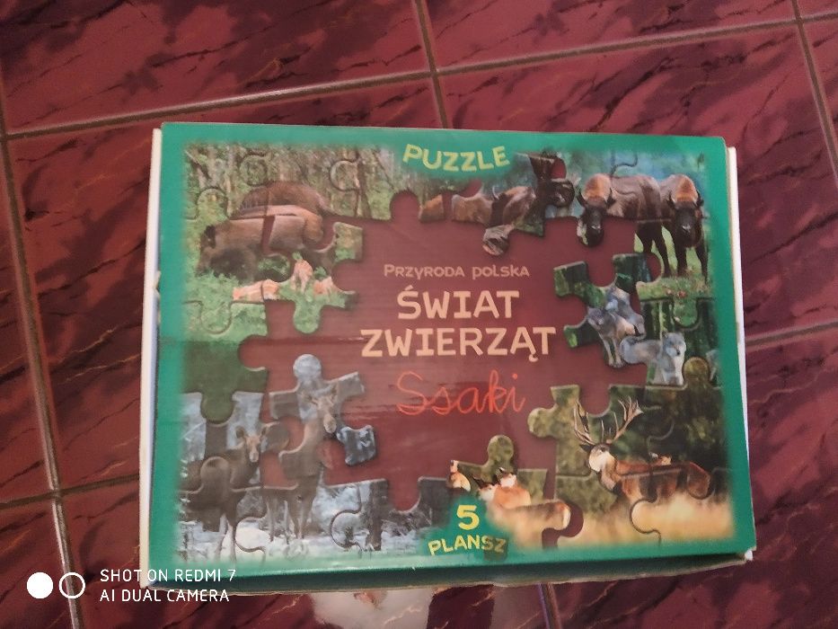 Puzzle-Świat zwierząt 5x54