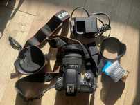 Aparat Canon eos 77D + 2 obiektywy + baterie + akcesoria
