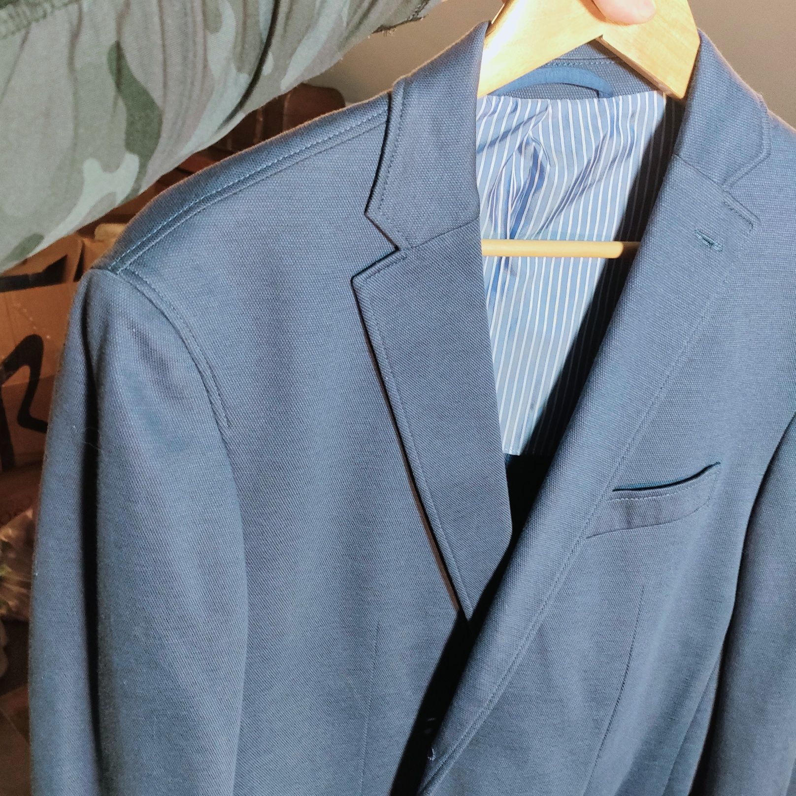 Niebieska marynarka męska XL Hackett London