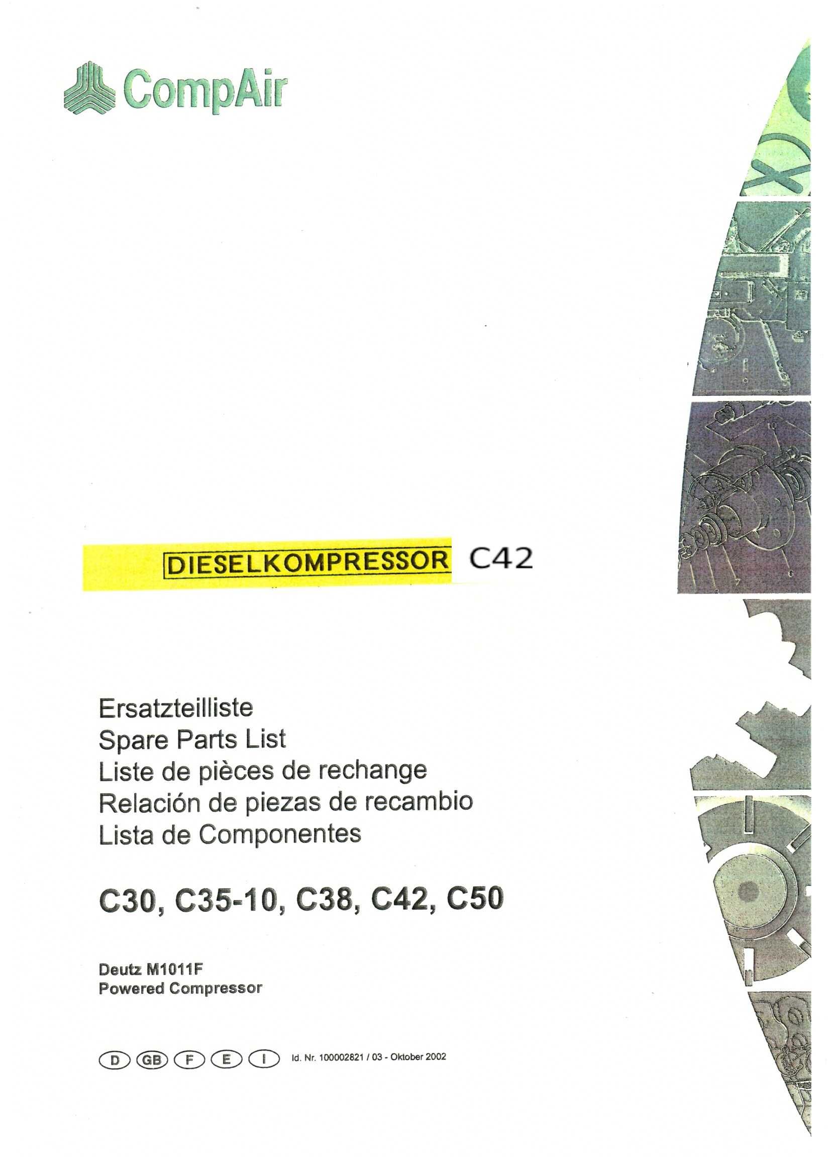 Kompresor śrubowy Sprężarka  Compair C42 Zarejestrowany