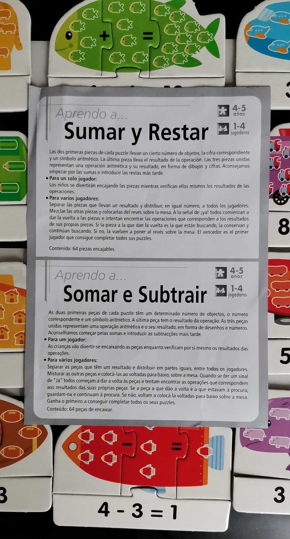 Jogo Somar e Subtrair
