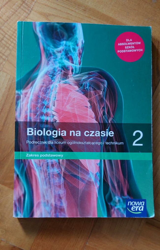 Biologia na czasie Podręcznik Podstawowy kl 2 liceum  technikum Helmin