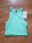 NOWY  jasnozielony top Sinsay  S/M