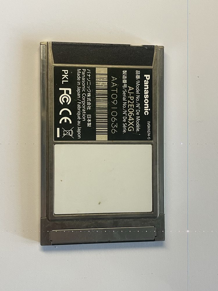 Карта памʼяті Panasonic AJ-P2E064XG 64GB