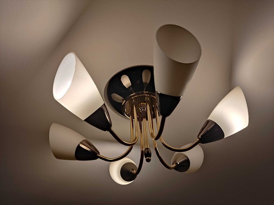 Lampy sufitowa i stojąca komplet