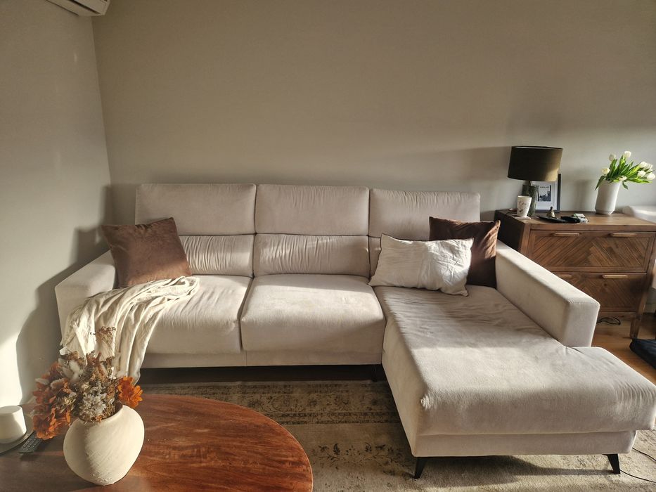 Sofá dois lugares mais chaiselong