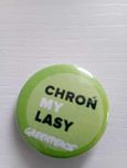 Przypinka Greenpeace "Chrońmy lasy"