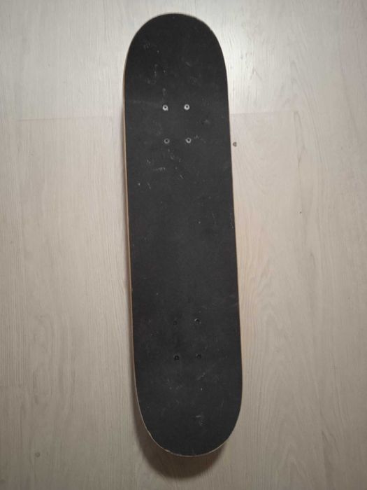 Deskorolka SK8MAFIA czarna/czaszki
