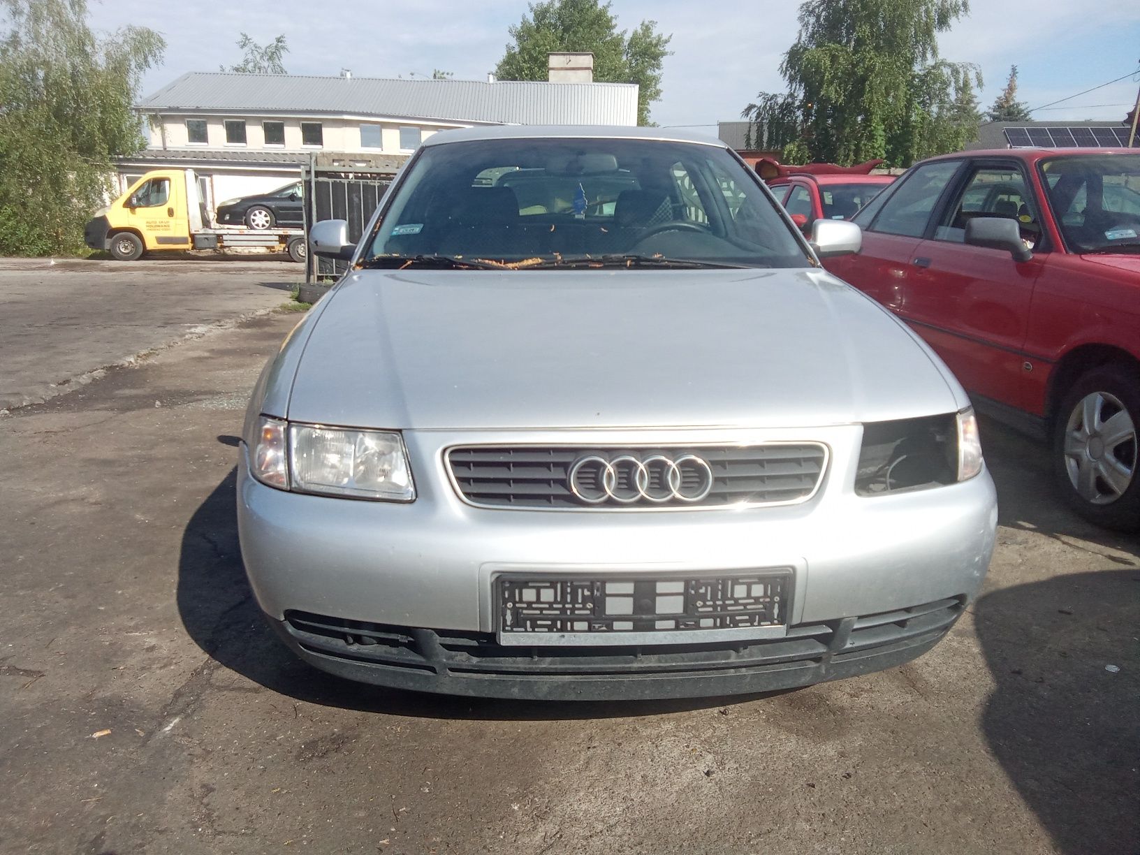 Części Audi S3 8L 1.6B  DUU LY7W Zderzak Błotniki Drzwi szyba Lampa