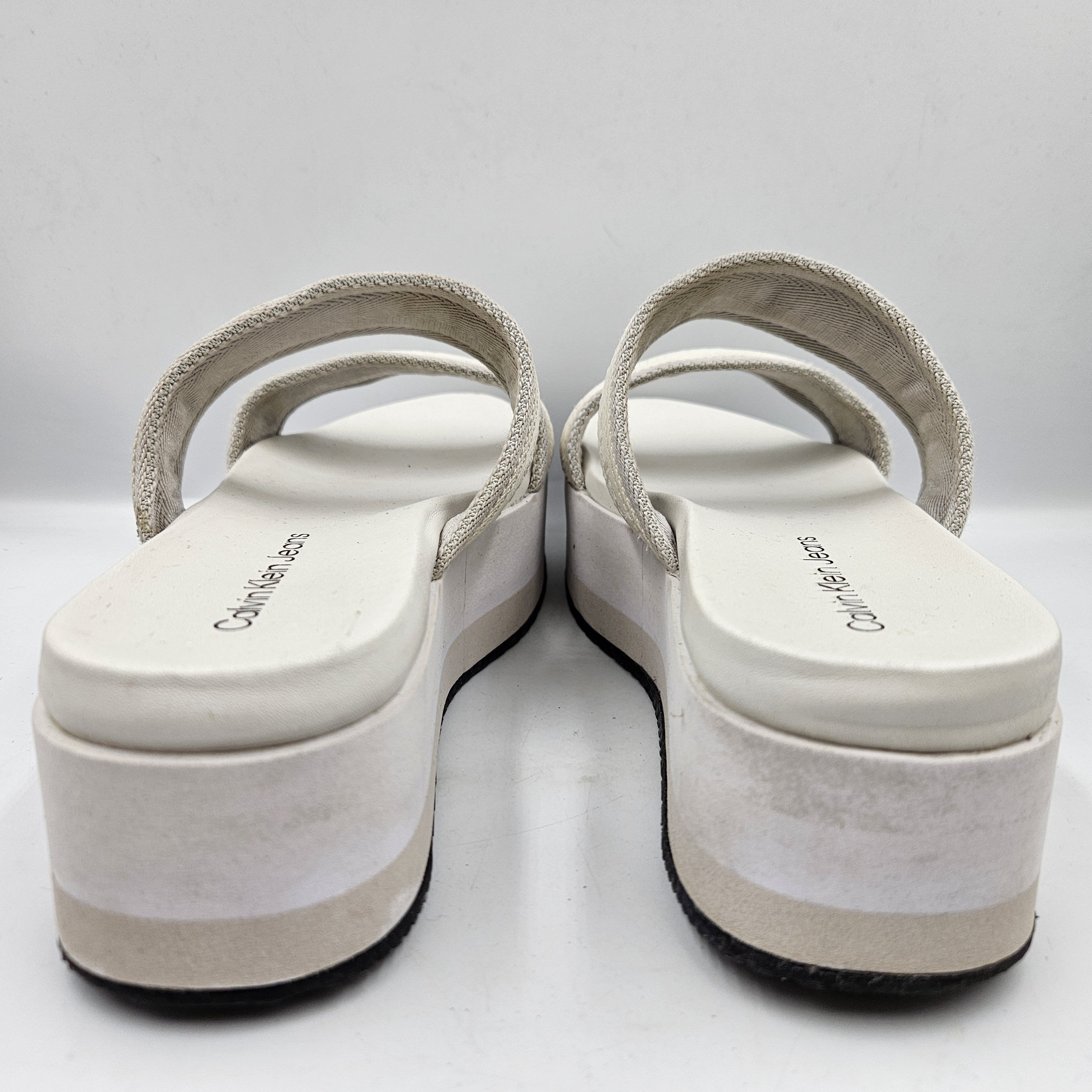 Buty Klapki Damskie Calvin Klein Jeans Flatform Sandal Rozmiar 38