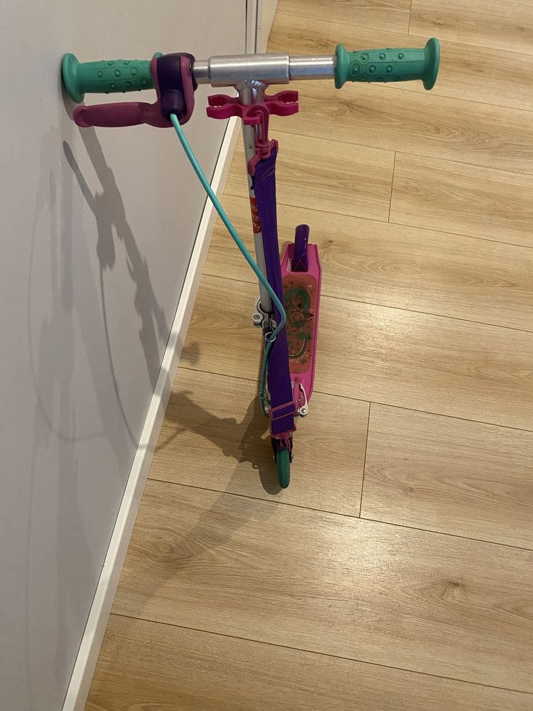 Hulajnoga regukowana skladana decathlon rozowa