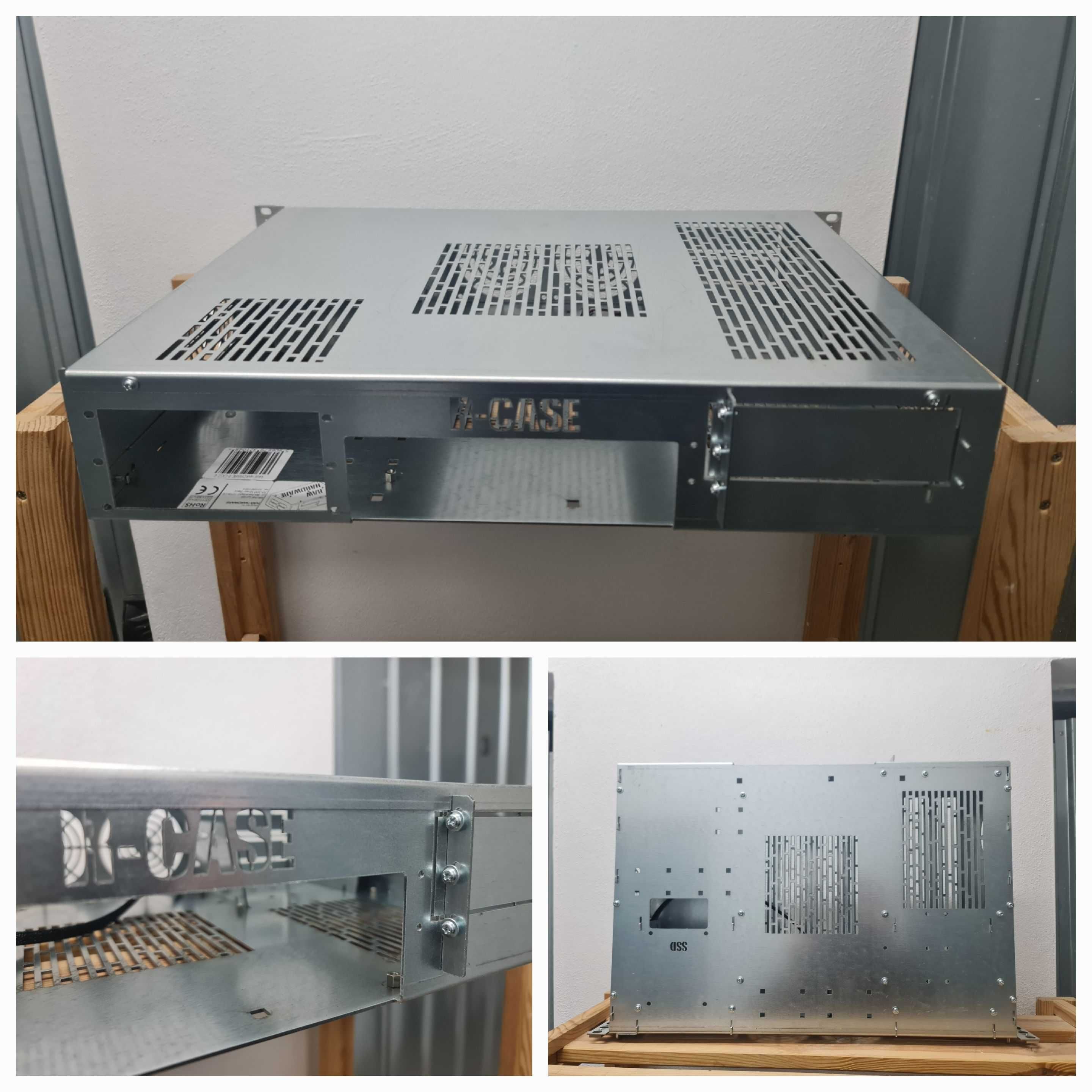 Obudowa RACK do szafy 19 cali R-CASE 4 RAW / Serwer 2U pod mATX/ITX