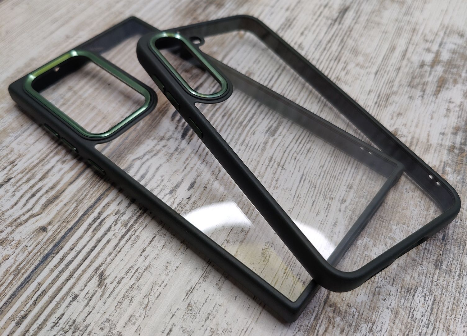 Чехол Clear Metal на Samsung S23/ S23 Ultra/S22 Ultra