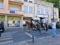 Passeio e batismo a cavalo