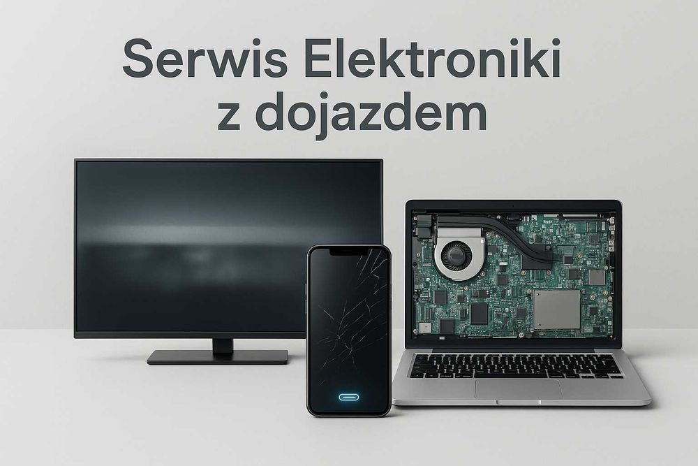 Serwis TV, laptopów i telefonów z dojazdem. Doświadczenie!