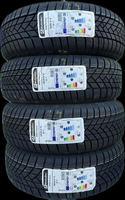 4 x 195/65R15 Opony Zimowe Gr. Continental  Matador MP93 Nordicca